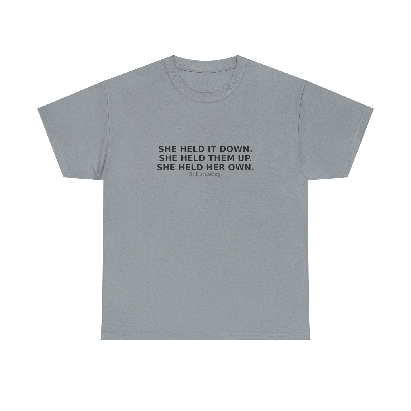 Empowering Quote Tee, Unisex Heavy Cotton Shirt, Inspirational Gift for Women, Motivational Apparel, Everyday Wear, Casual Outfit
