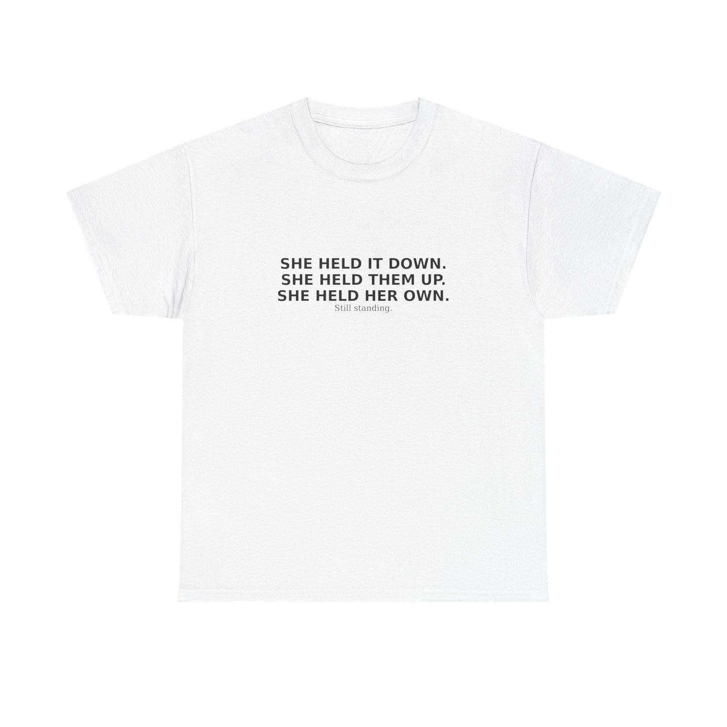 Empowering Quote Tee, Unisex Heavy Cotton Shirt, Inspirational Gift for Women, Motivational Apparel, Everyday Wear, Casual Outfit