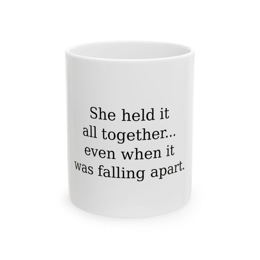Inspirational Ceramic Mug - Perfect Gift for Friends, Encouragement, Coffee Lovers, Positive Vibes, Unique Housewarming