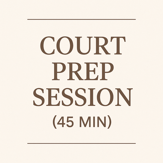 Court Prep Session (45 min)