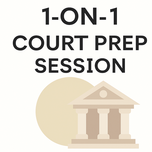 1-on-1 Court Prep Session (45 Min)