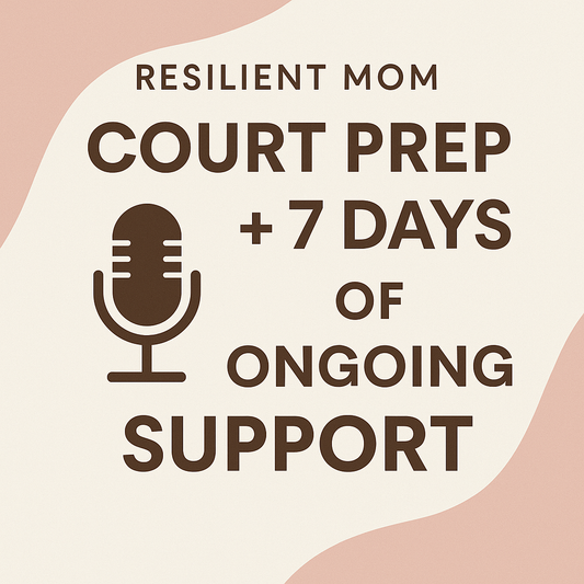 Court Prep Session + 7-Day Voice Note Support